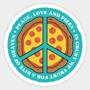 a bite of peace Sticker